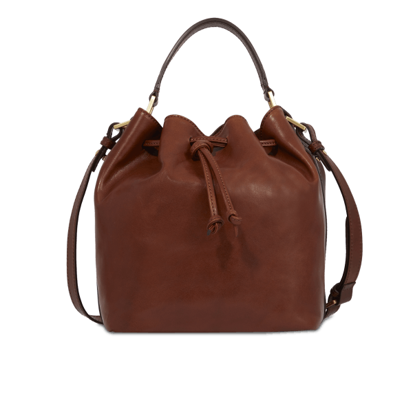 STORY BUCKET LEATHER BAG