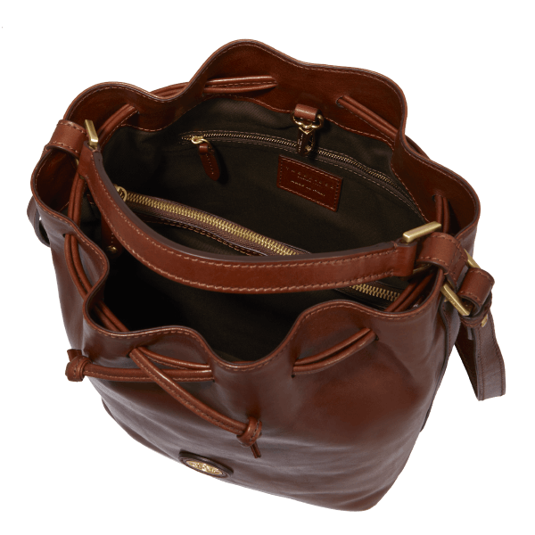 STORY BUCKET LEATHER BAG