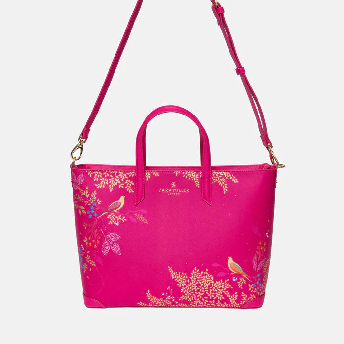 Pink Birds Medium Tote