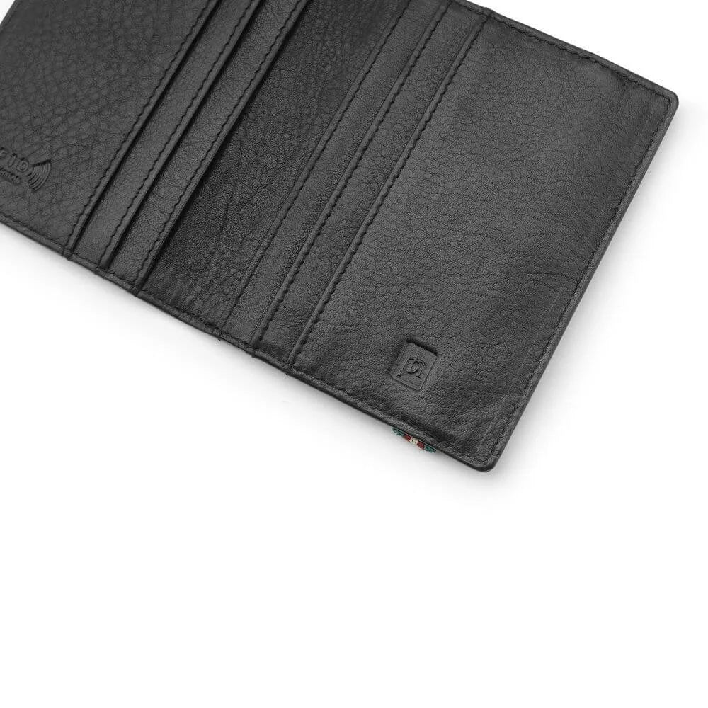Primehide Slim Leather Card Holder Wallet with RFID Elliot Hudson