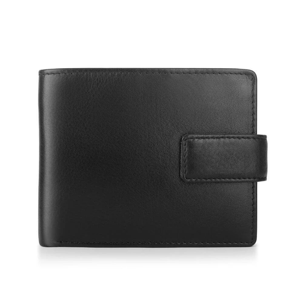Primehide Leather Bifold Wallet with Coin Pocket & RFID Harris Hudson