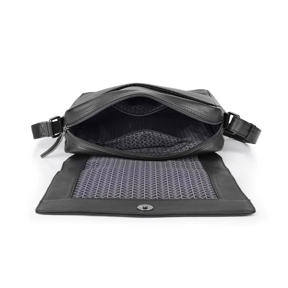 Primehide Leather Messenger Bag for Work & Everyday Miles Hudson