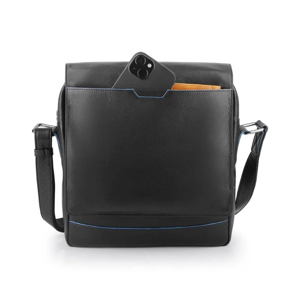 Primehide Leather Messenger Bag for Work & Everyday Miles Hudson