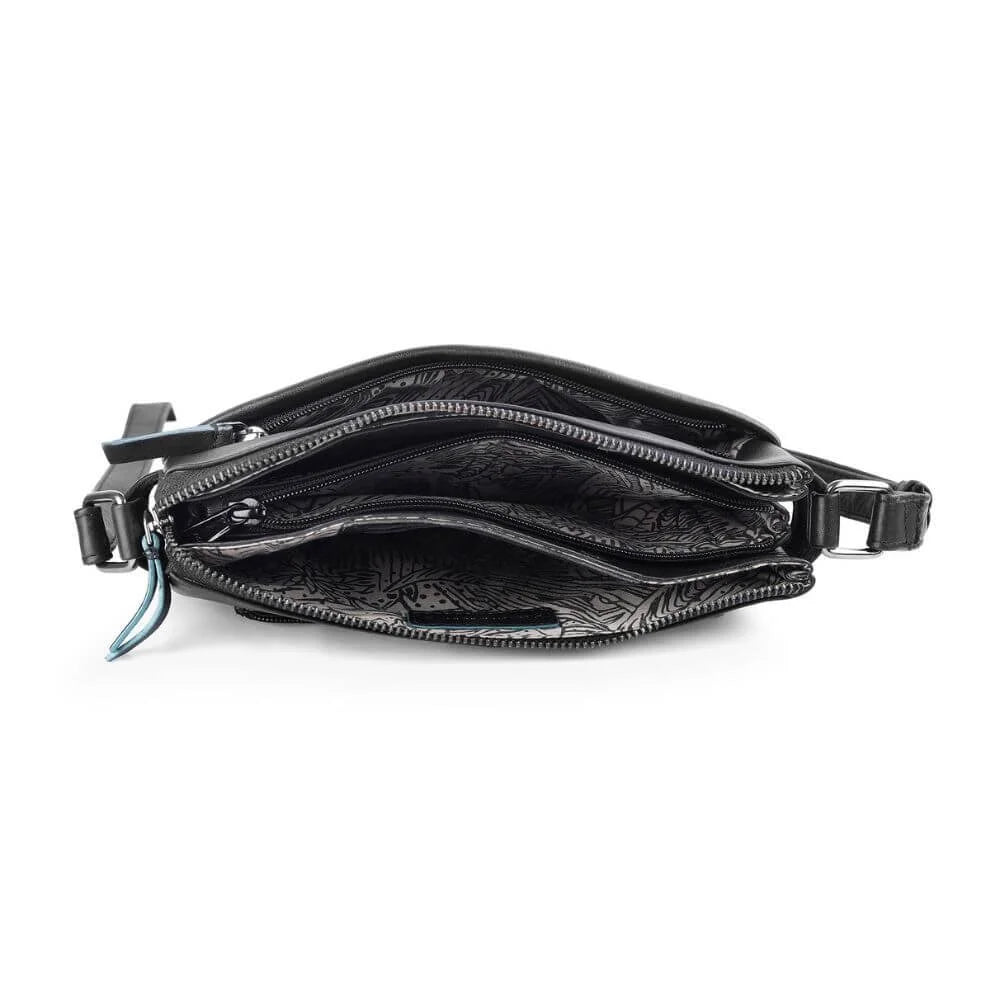 Primehide Leather Crossbody Bag with Built-in Wallet Cleo Hudson