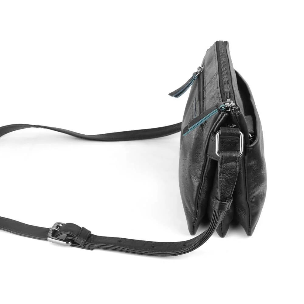 Primehide Leather Crossbody Bag with Built-in Wallet Cleo Hudson