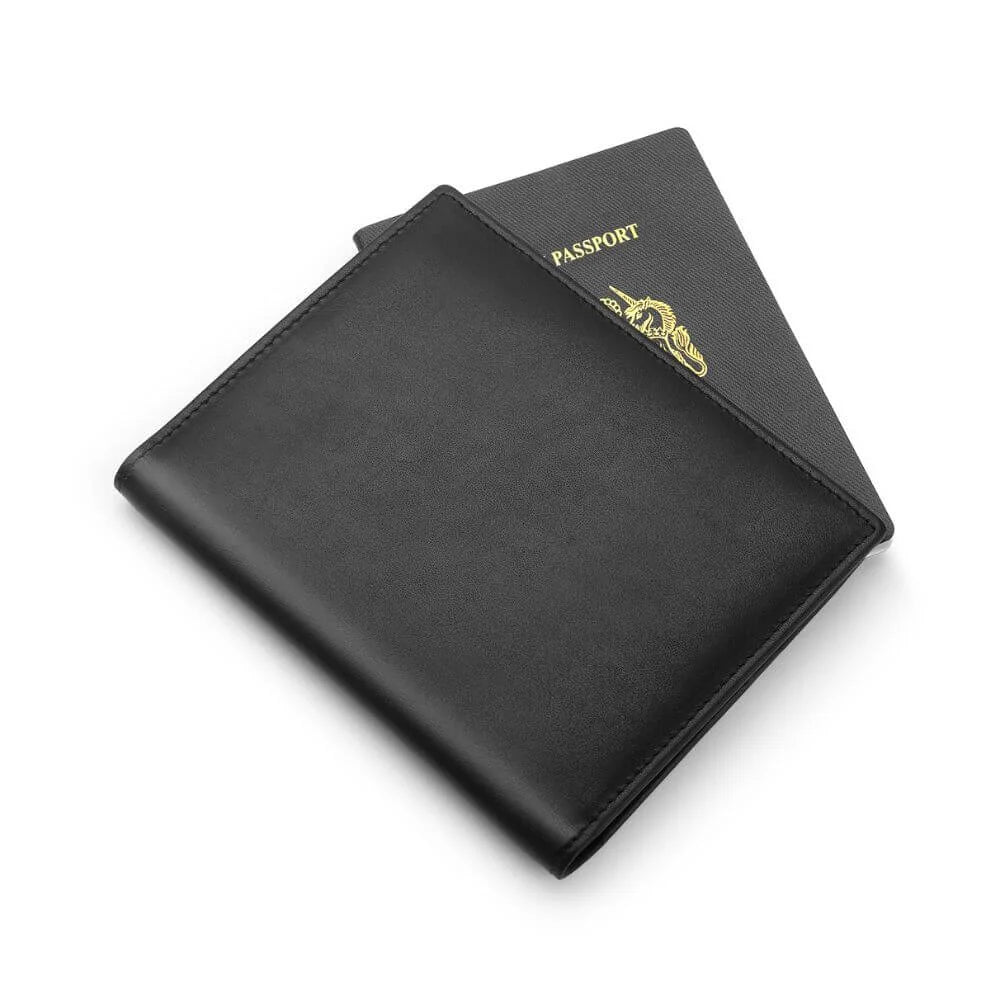 Primehide Leather-Lined Passport Wallet Sebastian Mayfair