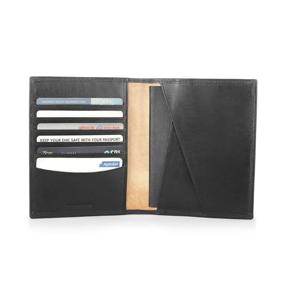 Primehide Leather-Lined Passport Wallet Sebastian Mayfair