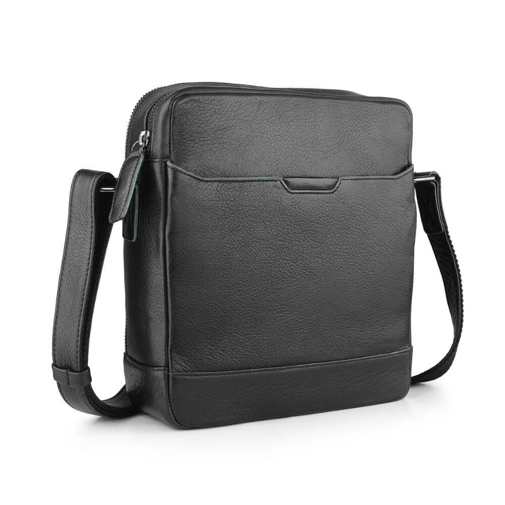 Primehide Leather Messenger Bag for Tablets & Travel Theo Hudson
