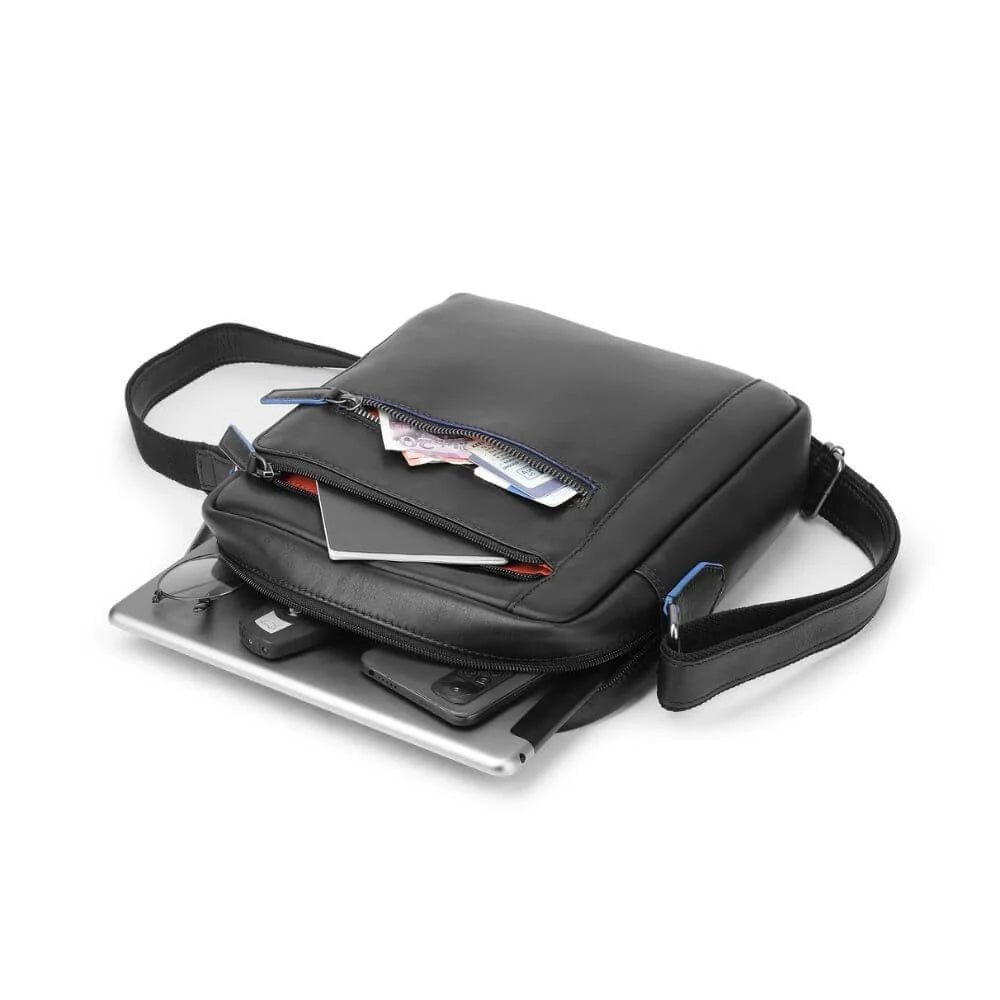 Primehide Leather Messenger Bag with Organiser & Tablet Pocket Frankie Chester