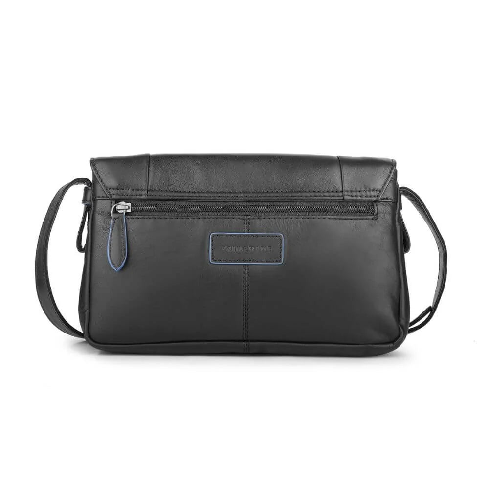 Primehide Leather Organiser Bag with Triple Zip & Built-in Wallet Ida Chester