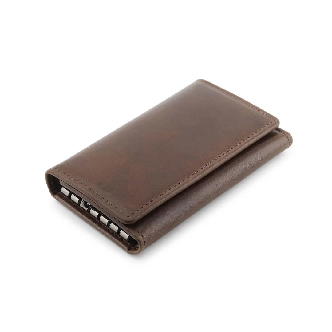 Primehide Leather Key Holder Wallet Basil Mayfair