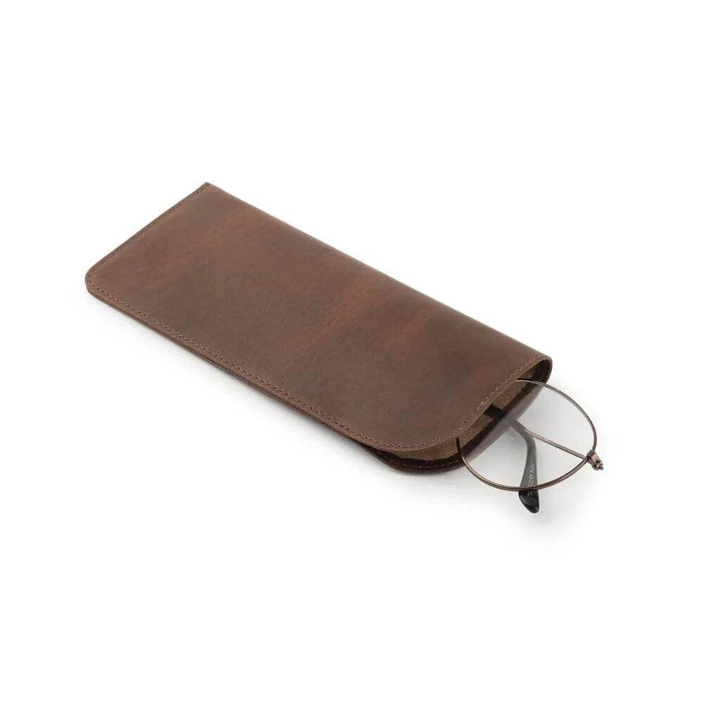 Primehide Leather-Lined Glasses Pouch Beatrice Mayfair