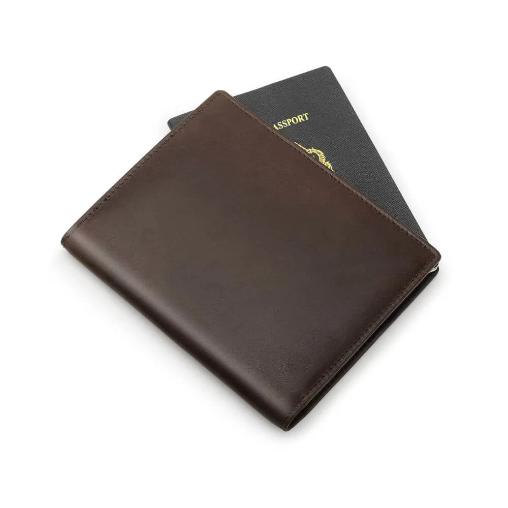 Primehide Leather-Lined Passport Wallet Sebastian Mayfair