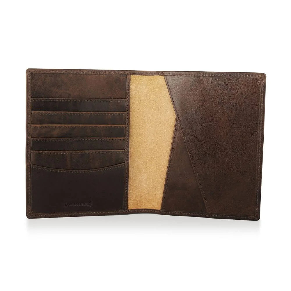 Primehide Leather-Lined Passport Wallet Sebastian Mayfair