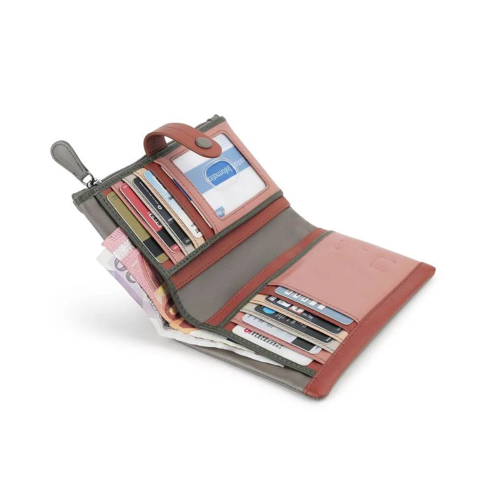Primehide Multicolour Soft Bifold Purse Livia Capri
