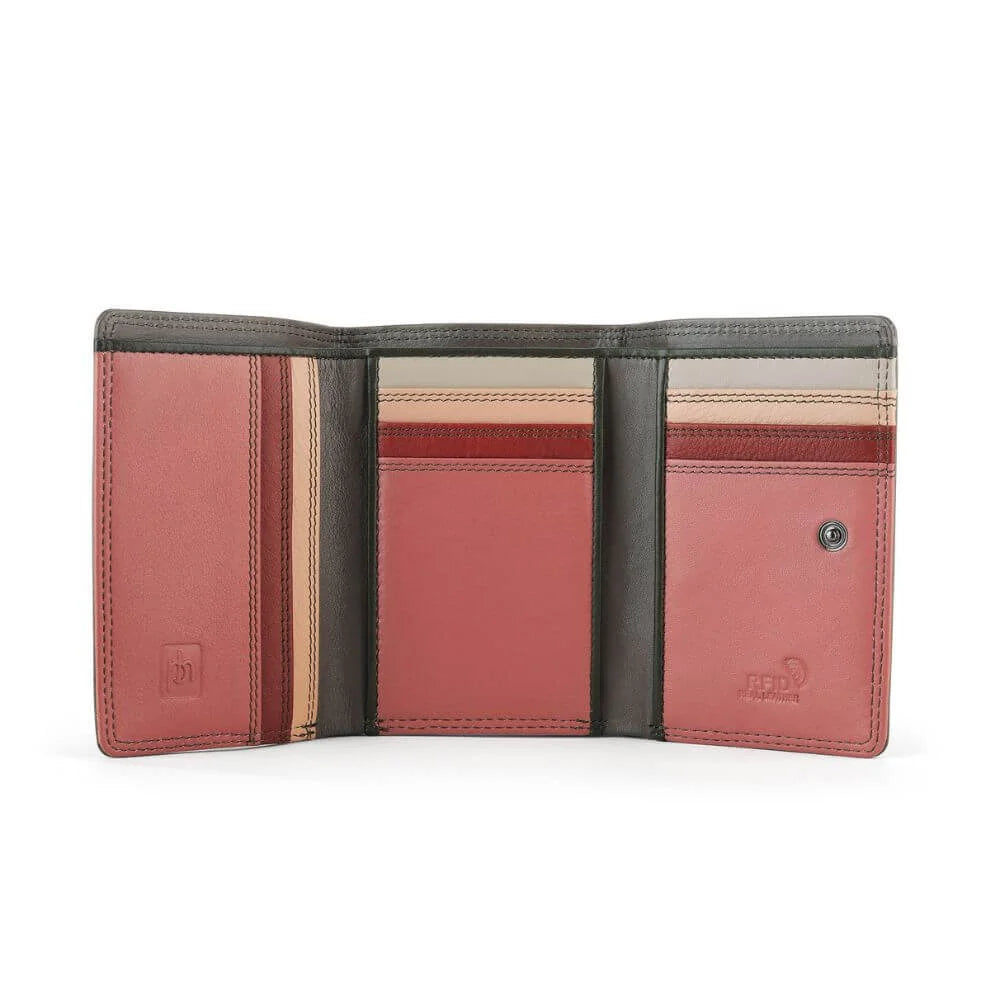 Primehide Multicolour Trifold Purse Lucia Capri