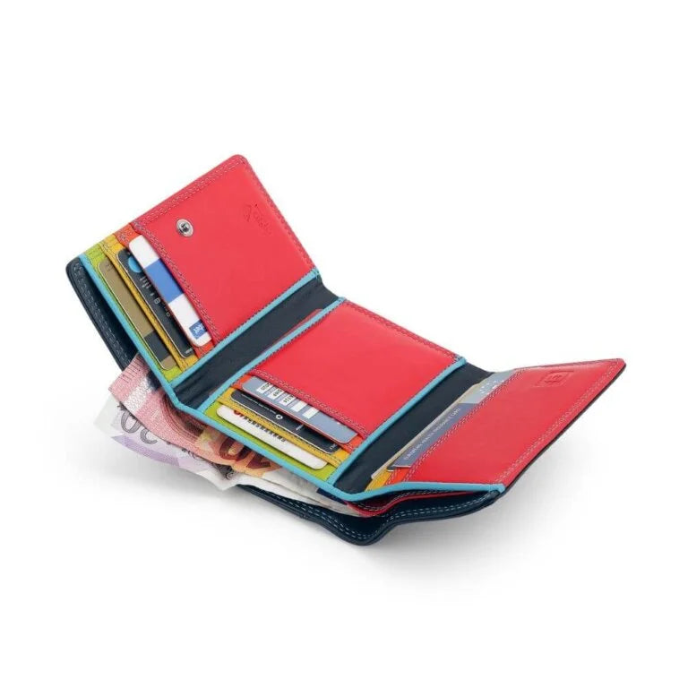 Primehide Multicolour Trifold Purse Lucia Capri
