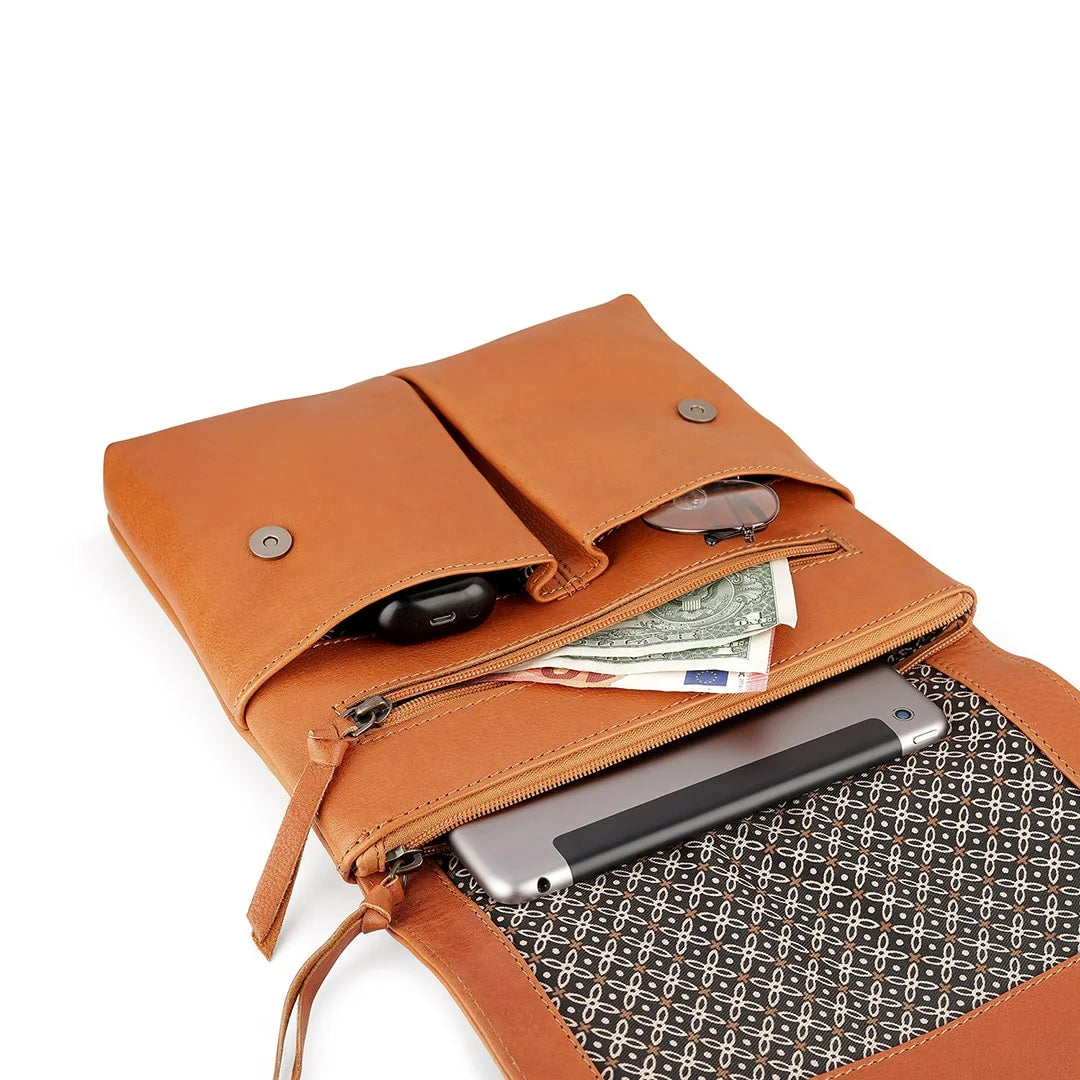 Primehide Crossbody Organiser Bag - Valentina Cancun