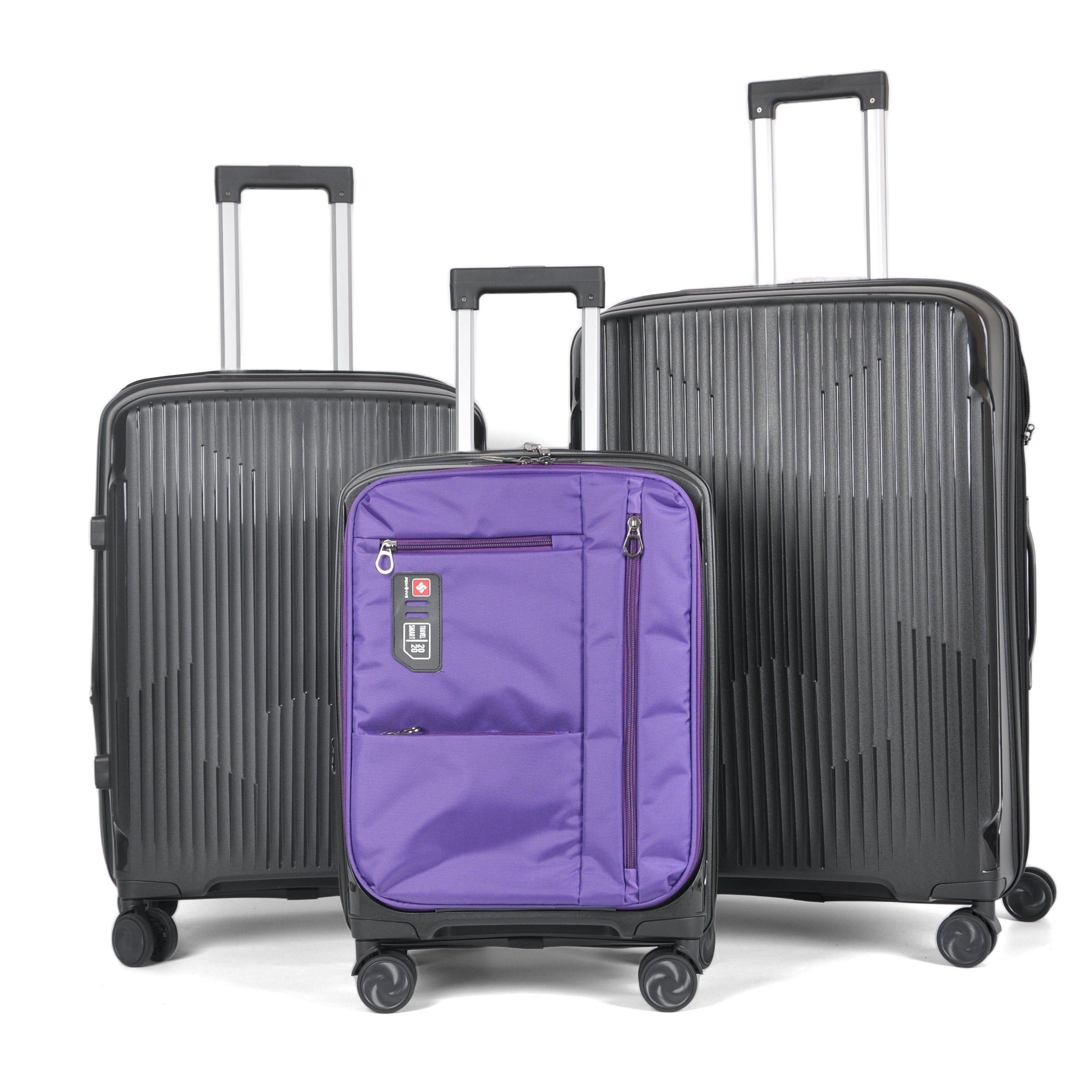 Pensive Hybrid Set of 3 Suitcase