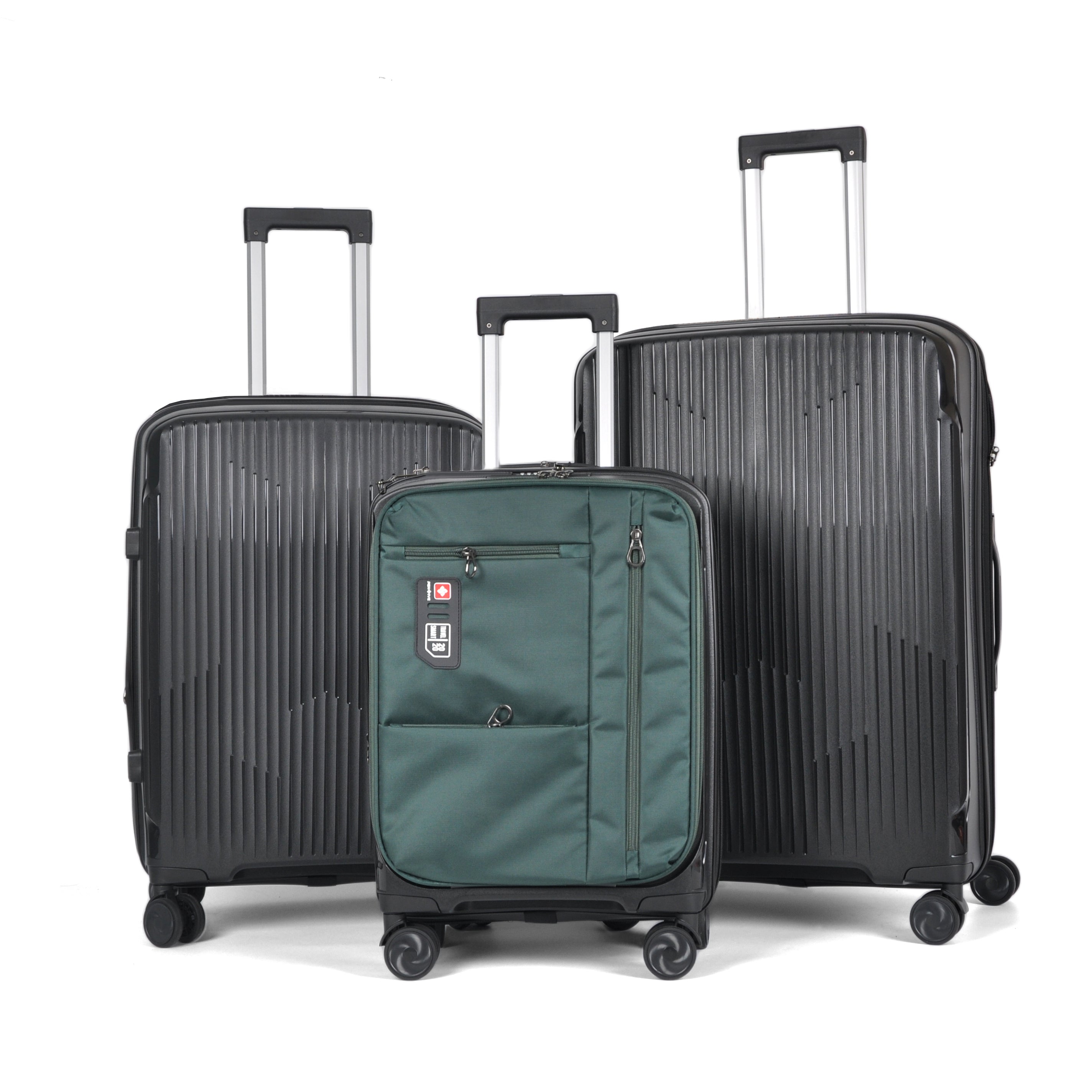Pensive Hybrid Set of 3 Suitcase