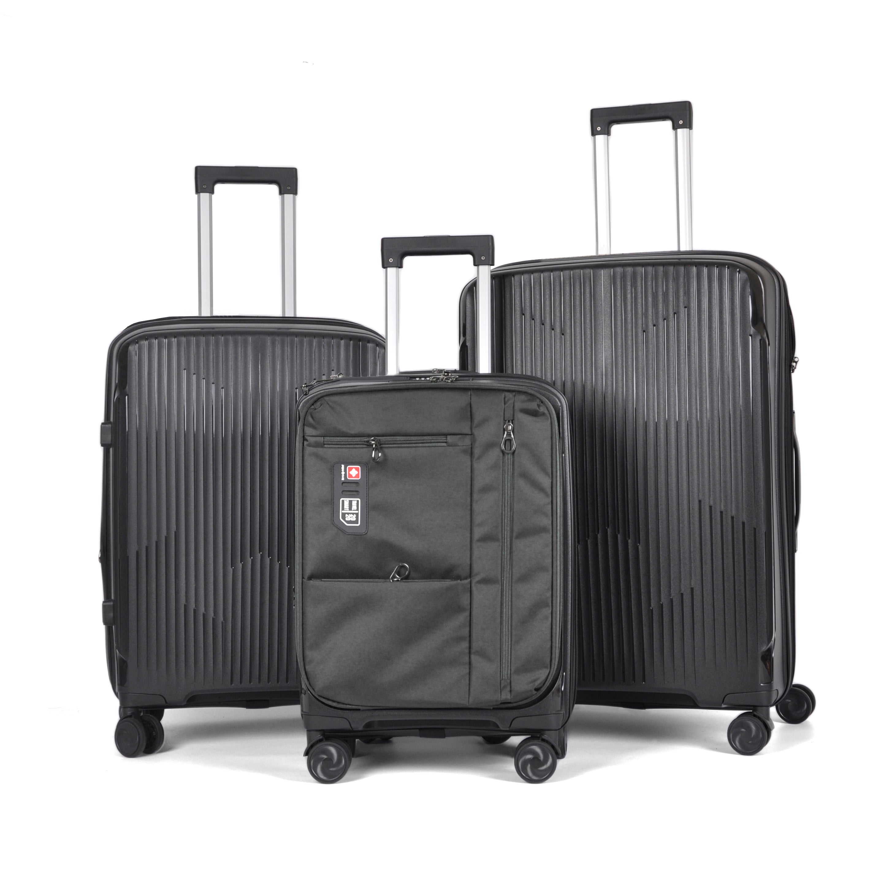 Pensive Hybrid Set of 3 Suitcase