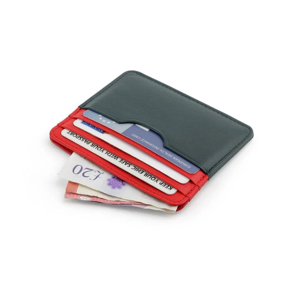 Primehide Leather Lined Cardholder Noa Rio