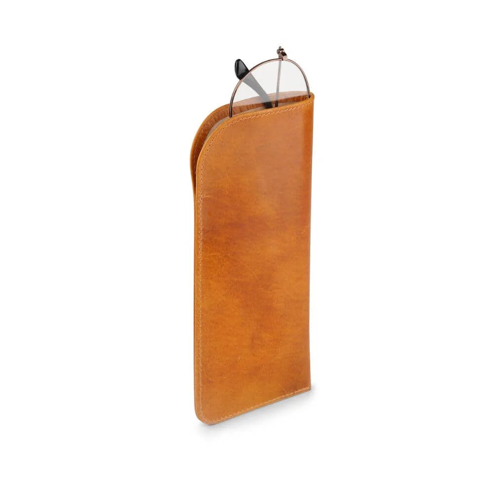Primehide Leather-Lined Glasses Pouch Beatrice Mayfair