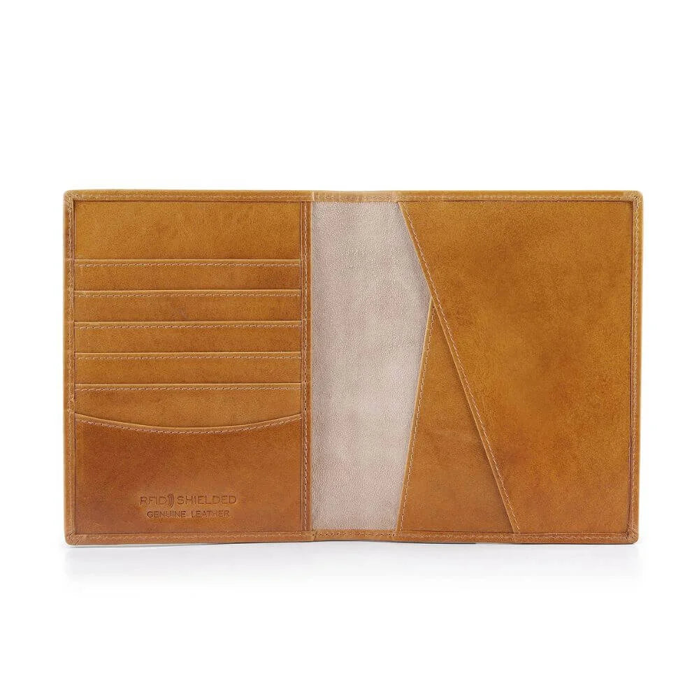 Primehide Leather-Lined Passport Wallet Sebastian Mayfair