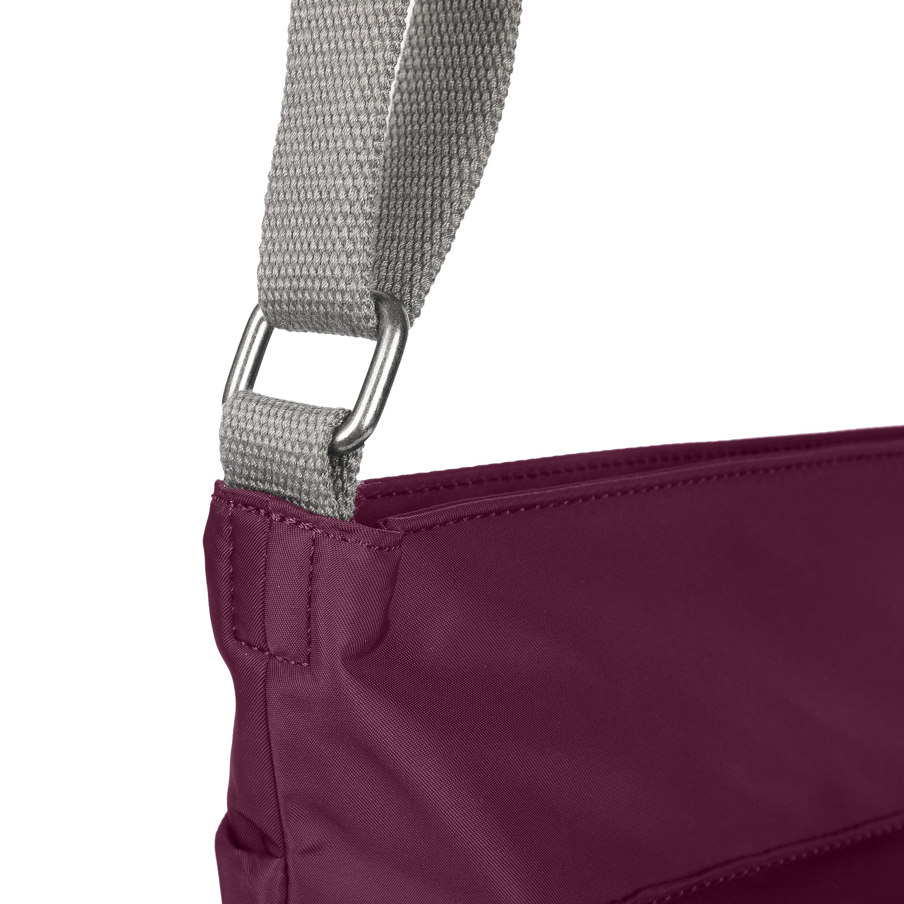 Kennington B Plum Recycled Nylon Roka London