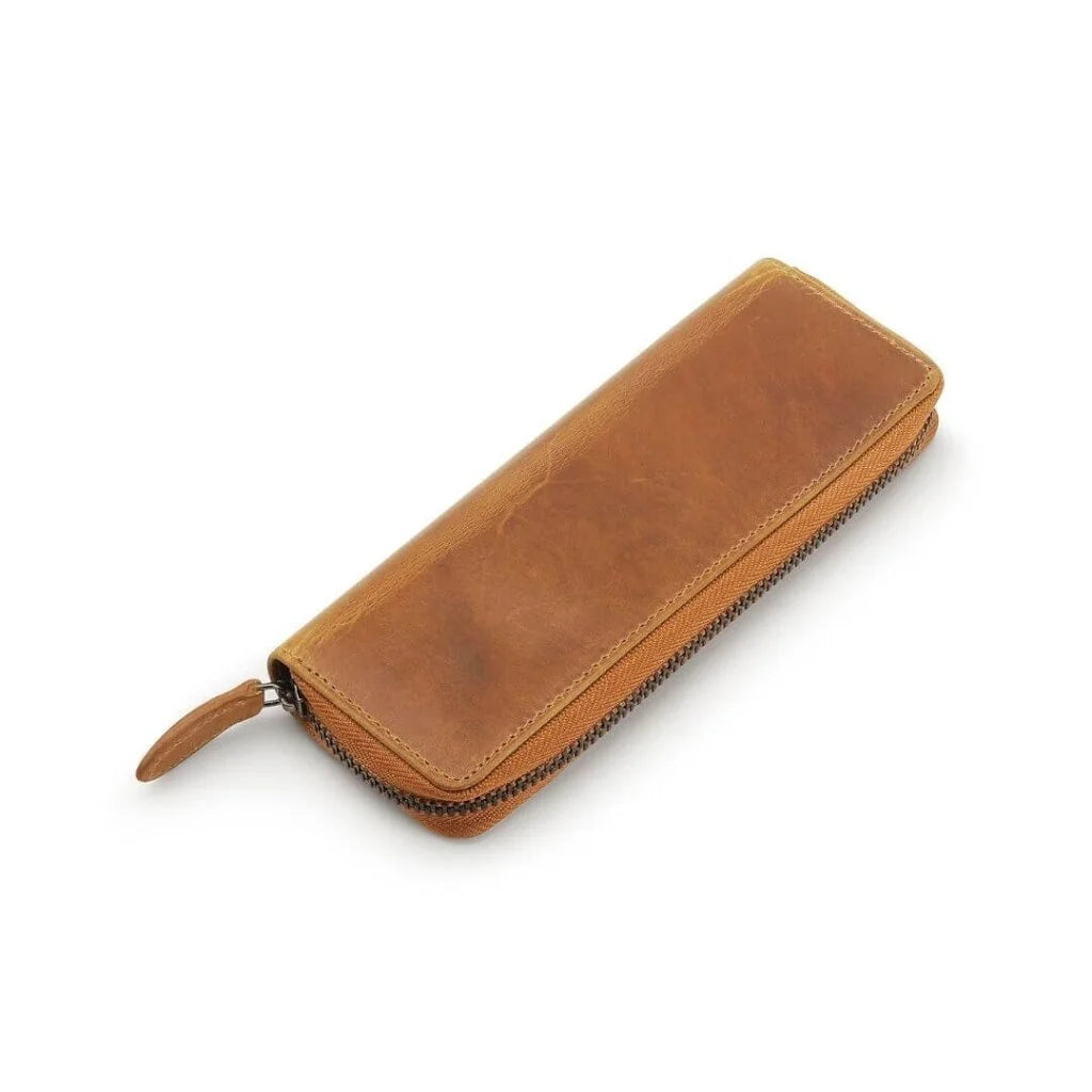 Primehide Leather Zipped Pen Case Harrison Mayfair