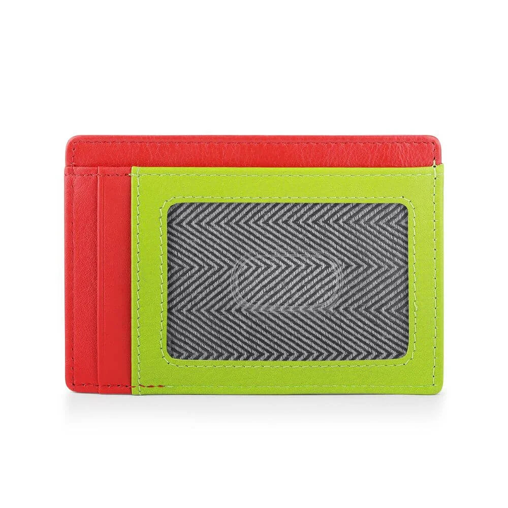 Primehide Vertical Leather Lined Cardholder Thiago Rio