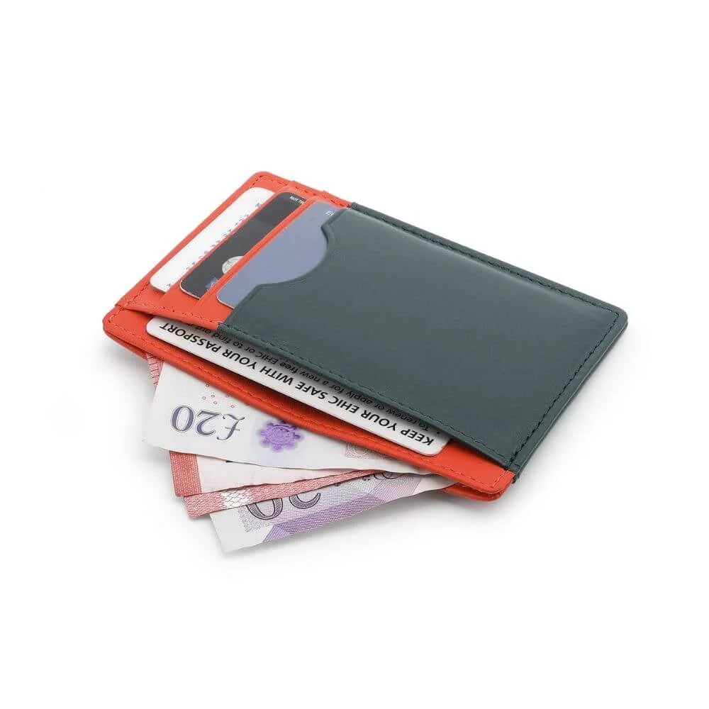 Primehide Vertical Leather Lined Cardholder Thiago Rio