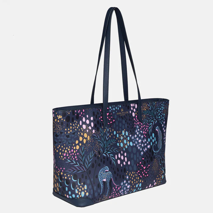 Midnight Leopard Tote