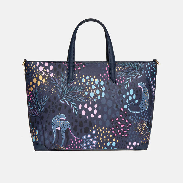 Midnight Leopard Tote