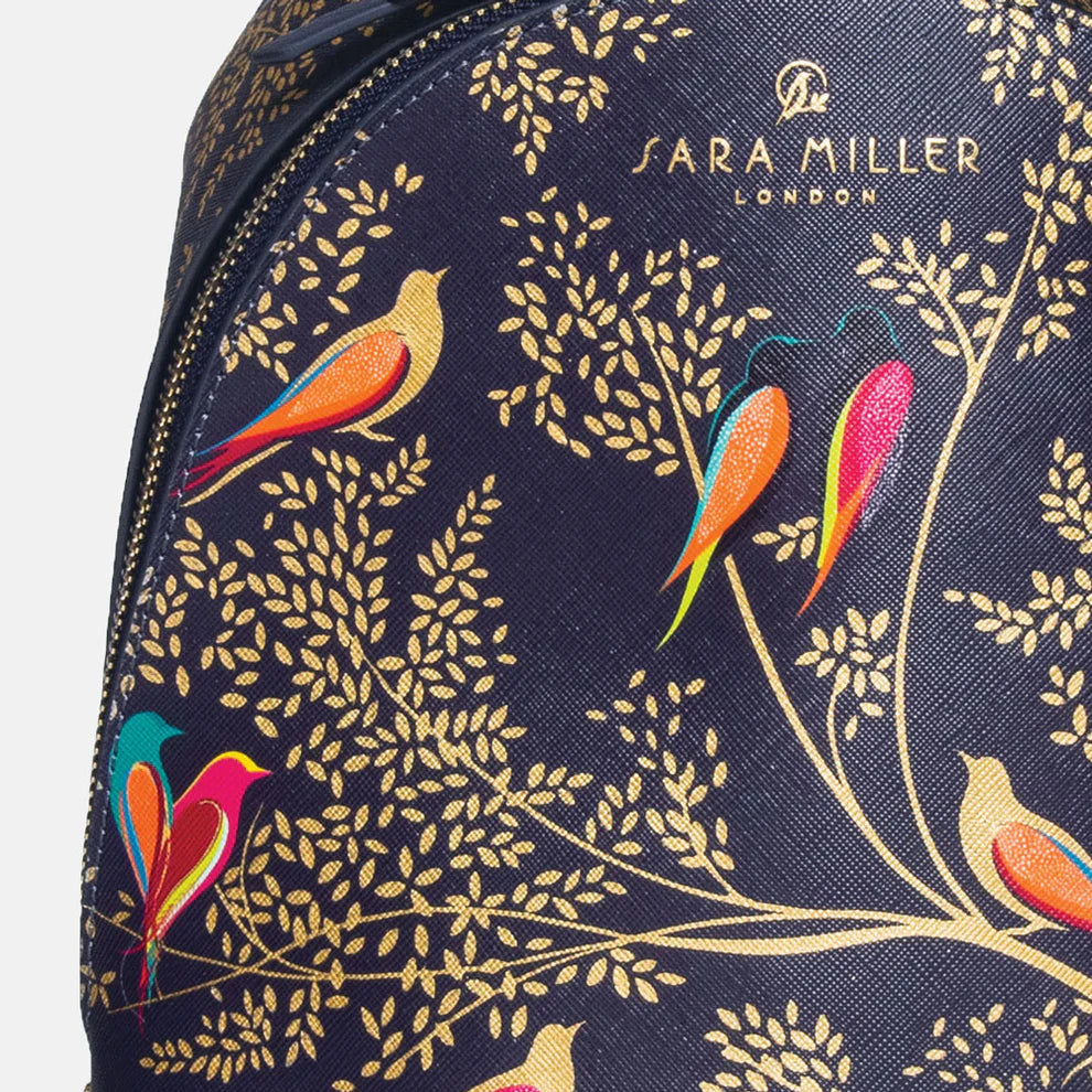 Smokey Blue Birds Mini Backpack