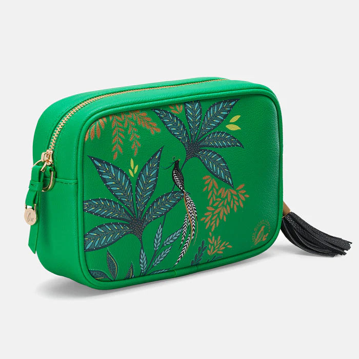 Green Camera Crossbody