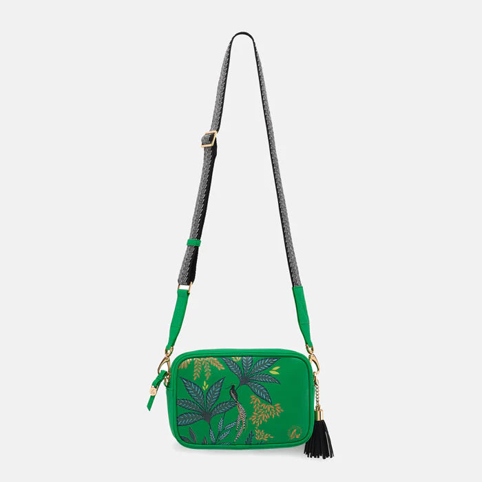 Green Camera Crossbody