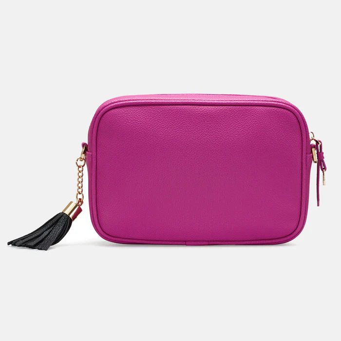 Pink Camera Crossbody