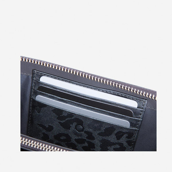 ZIP AROUND PURSE, SHIMMER