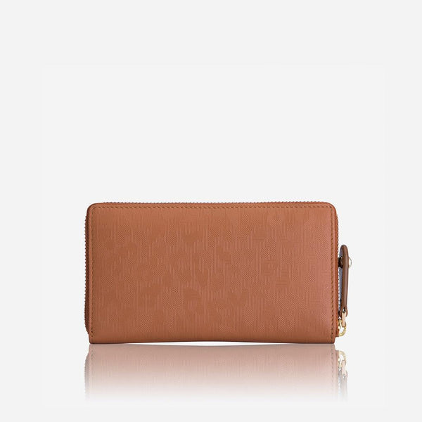 ZIP AROUND PURSE, NATURAL