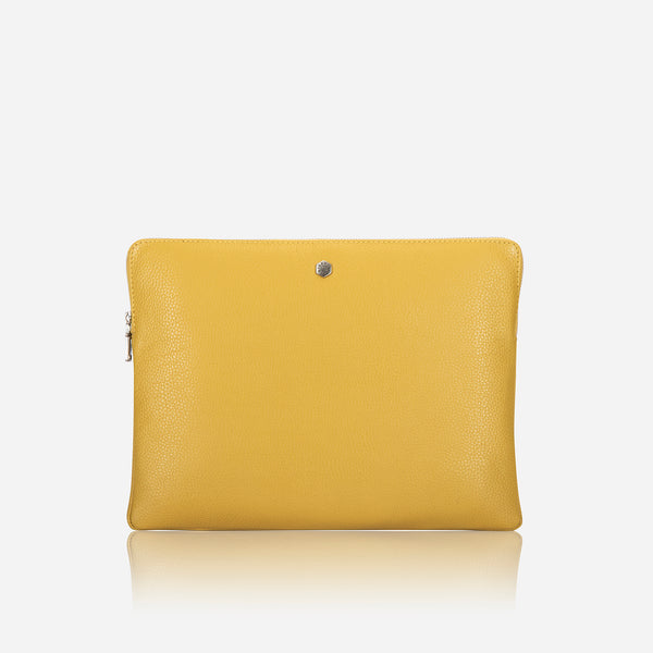 ZIP AROUND LAPTOP FOLDER, FRESH LEMON