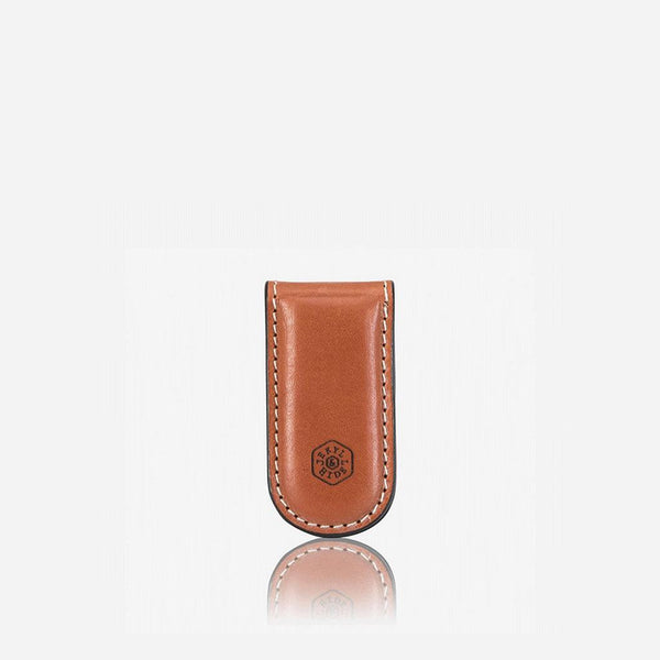 MONEY CLIP, TAN
