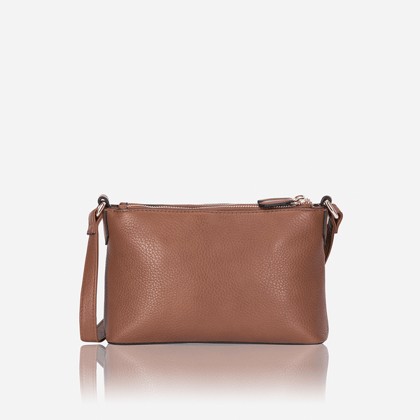 LADIES CROSSBODY BAG, NUT