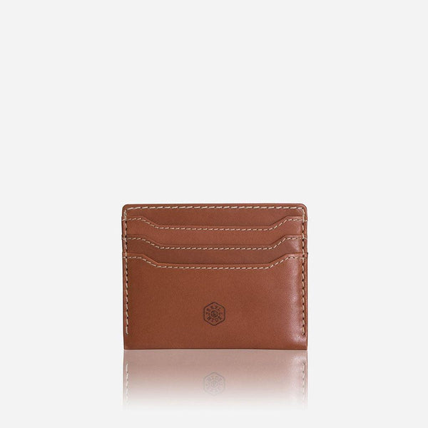 LEATHER CARD HOLDER, TAN