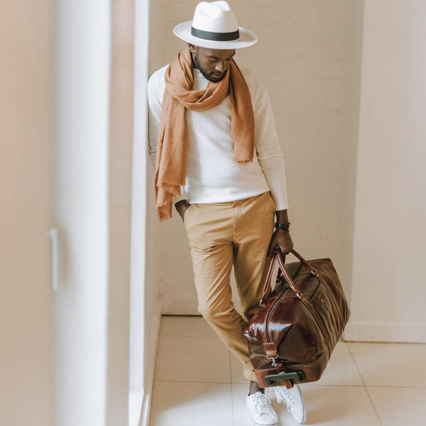 CABIN WHEELED HOLDALL 55CM, TOBACCO