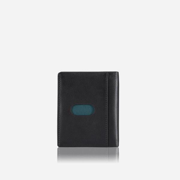 SLIM BIFOLD CARD HOLDER, SOFT BLACK