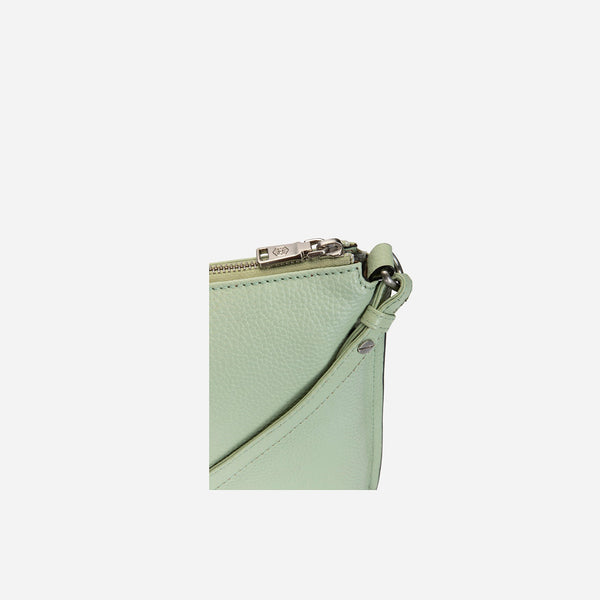 ESSENTIALS CROSSBODY BAG, SAGE GREEN