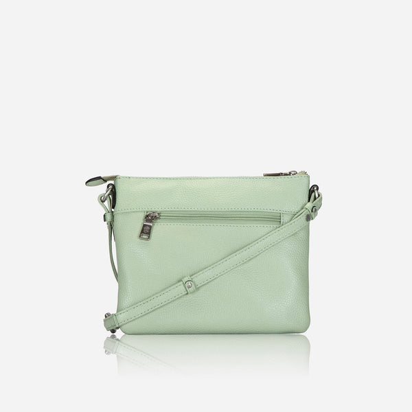 LADIES CROSSBODY, SAGE GREEN