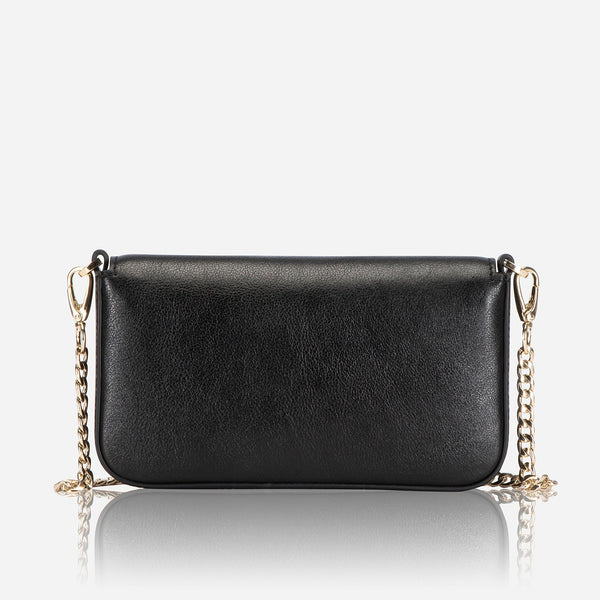 LADIES CLUTCH BAG, BLACK