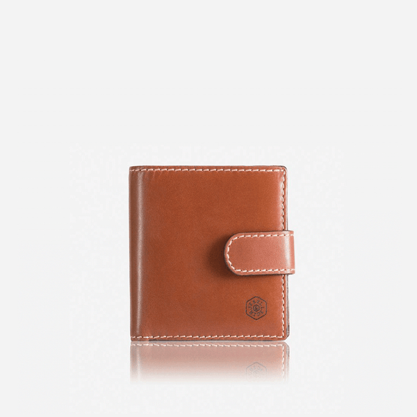 TRI FOLD WALLET WITH COIN AND TAB, CLAY